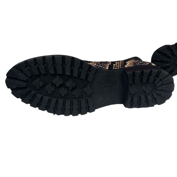 PAIGE Snake Print Ankle Boots - Picture 5 of 8